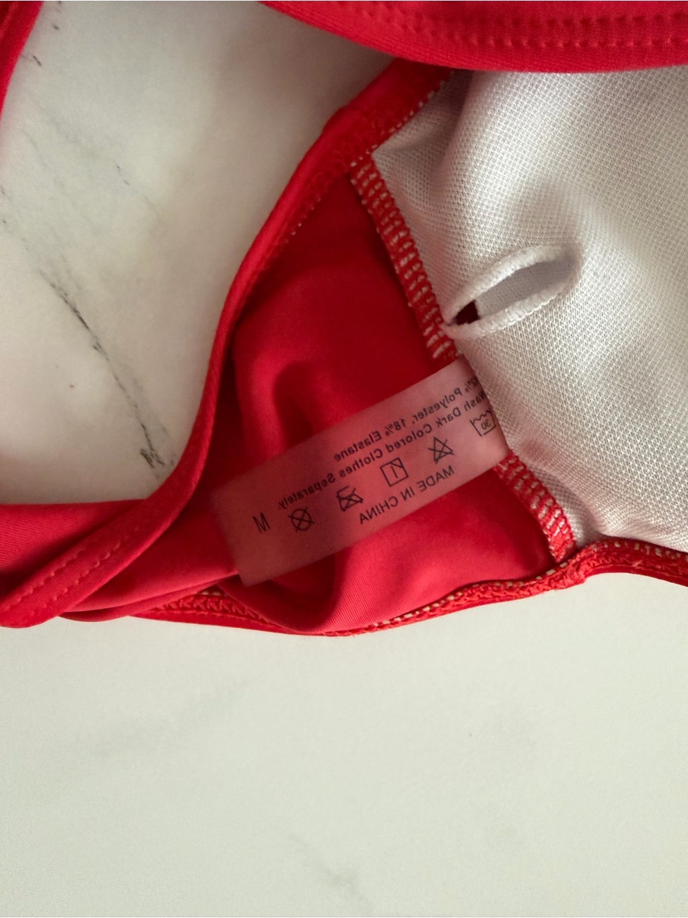 Red Two-Piece Bikini Set - Picture 4 of 9